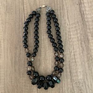 Double strand costume bead necklace